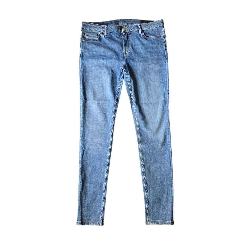 All Saints Women's Jeans Size 32 Blue Retro Skinny Denim